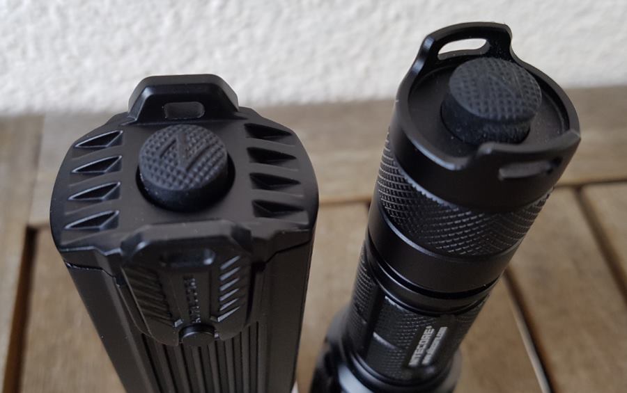 Nitecore SRT7GT und SRT9 Tail Switch im Vergleich