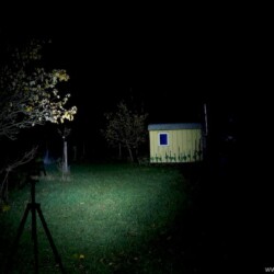Olight S1A Baton Beamshot Bauwagen