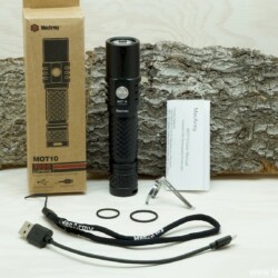 MecArmy MOT10 mit Zubehör und Verpackung MecArmy MOT10